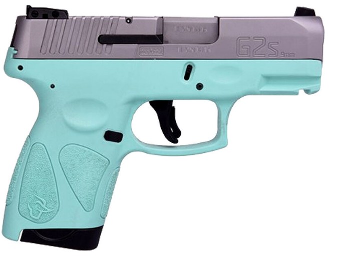 TAUR G2S 9MM 3.26 CYAN/SS 7RD - 556 Black Friday Promotion